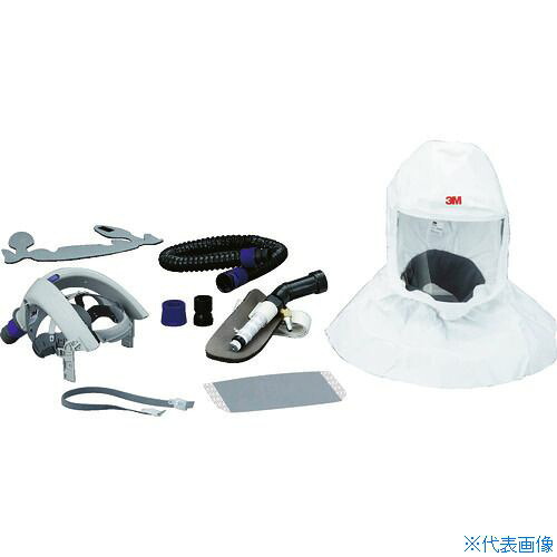 ■3M バーサフロー[[TM上]] 送気マスク S600C クーラーキット (カラータイプ) JHS－600C JHS600C(3881148)