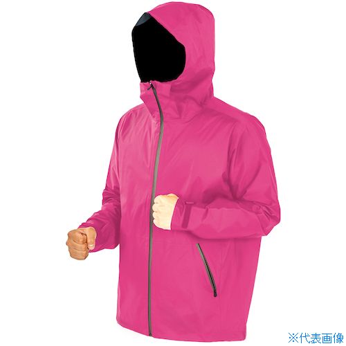 ■TRUSCO 高耐候・軽量ストレッチレインウェア ピンク M TRESWMPK(3888332)