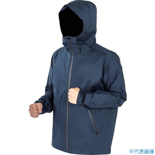 ■TRUSCO 高耐候・軽量ストレッチレインウェア ネイビー M TRESWMNV(3888335)