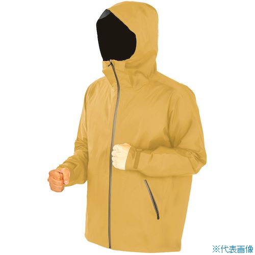■TRUSCO 高耐候・軽量ストレッチレインウェア ベージュ L TRESWLBE(3888342)