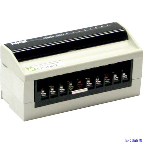 ■NKE 省配線機器ユニライン DCフォトカプラ入力 8点 STV-H08T2 STVH08T2(3892833)[送料別途見積り][法人・事業所限定][外直送]