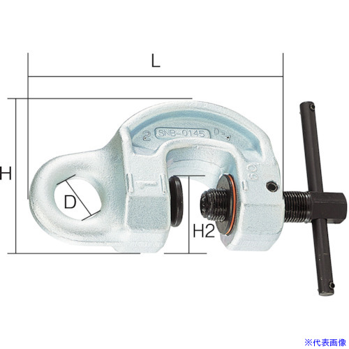 ■EAGLE ねじ式全方向クランプ SBN&minus;1t(1&minus;30) SBN1130(3940314)｜セミプロＤＩＹ店ファースト