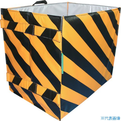 ■TRUSCO 注意喚起用ハンドトラックボックス 蓋なし 650×470 BYTHB100AE(3943890)