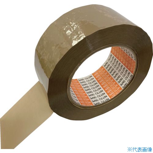 ■日東電工BM 包装用OPP粘着テープ ダンプロンM MR－3603 48mm×100m 段ボール色 MR360348DB(3950256)×10