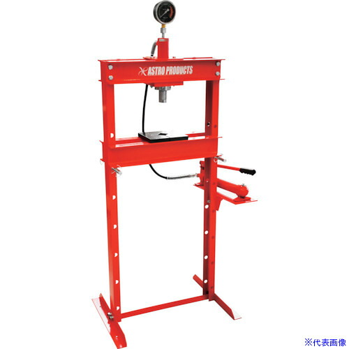 ■アストロプロダクツ 12TON 油圧プレス ゲージ付 HP157 2006000001571(3980990)[送料別途お見積り][法人限定][外直送]｜セミプロＤＩＹ店ファースト