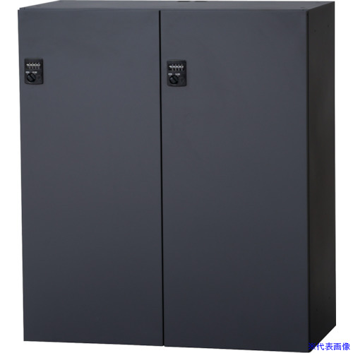 ■DAISHIN パーソナルロッカー2人用ブラック色プッシュ錠仕様 L945112PLPB(4015749)[法人限定][外直送元]｜セミプロＤＩＹ店ファースト