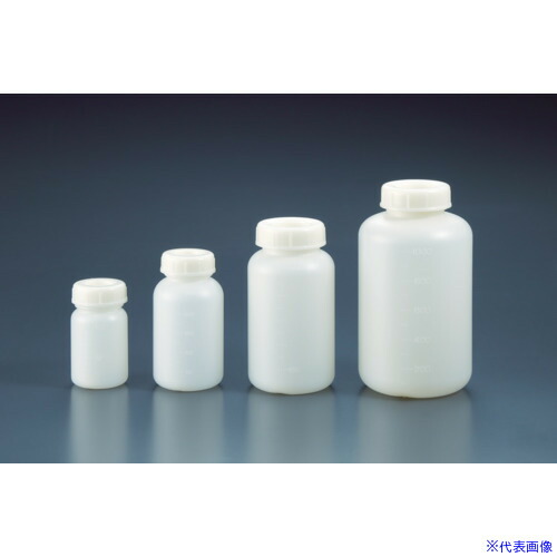 ■サンプラ 帯電防止ボトル広口 250ML(100本入り) 25499C(4015847)[送料別途お見積り][法人限定][掲外取寄]