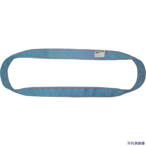 ■TESAC ブルースリング(JIS4等級・エンドレス形)荷重6.3t 全長3.25m 4N75X3.25(4027113)[送料別途見積り][法人・事業所限定][外直送]