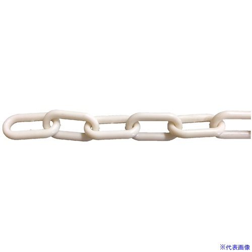 ■フジテック プラスチックチェーン(リール付)4×40黒 16720(4031622)[送料別途お見積り][法人限定][掲外取寄]