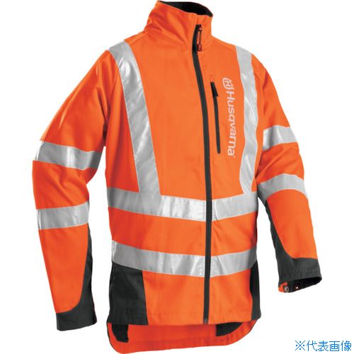 ■Husqvarna フォレストジャケットC2ハイビズ(XL) 596304658(4042643)[送料別途お見積り][法人限定][外直送]｜セミプロＤＩＹ店ファースト