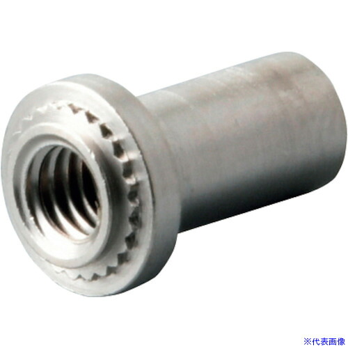 ■ボーセイ セルフクリンチングブラインドナット(スチール) M3 (1000個入) TBM31(4044392)[送料別途お見積り][法人限定][外直送]