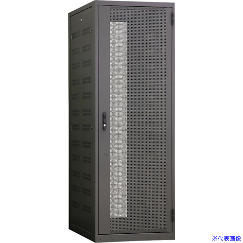 ■摂津金属工業 サーバーラック SSR2シリーズ ブラック 700&times;1500&times;1000 SSR230U70A0VB(4064766)[送料別途お見積り][法人限定][直送]｜セミプロＤＩＹ店ファースト
