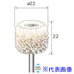 ■ナカニシ 綿糸バフ 特厚 3本入 φ22×22×軸3 53722(4077168)[送料別途見積り][法人・事業所限定][掲外取寄]