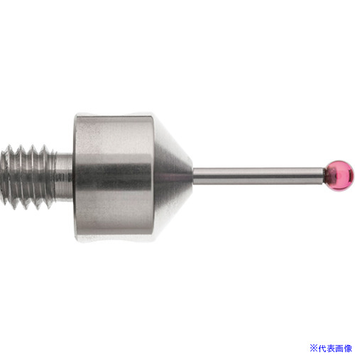 ■RENISHAW M5ルビー球ストレートスタイラス/超硬軸(メートル法) φ2.5MM × L20.0MM × EWL11.0MM A50035207(4086157)[送料別途お見積り][法人限定][掲外取寄]