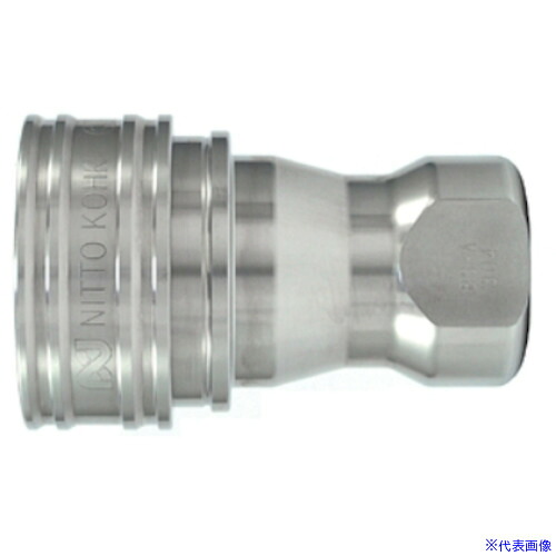 ■日東 SPカプラ タイプA ステンレス製 ふっ素ゴムFKM X−100(07938) 8PASUSFKM(4100474)|セミプロDIY店ファースト