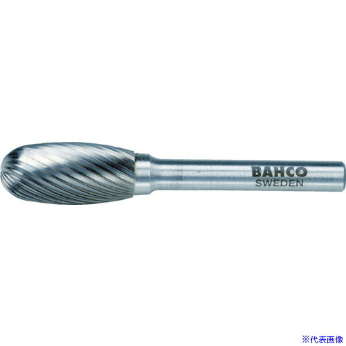 ■BAHCO 超硬バー タマゴ ダブルカット 刃径10mm BAHE1018M06X(4134966)