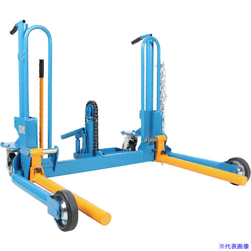 ■長崎ジャッキ ホイールドーリワイド NWD501G(4155304)[法人・事業所限定][直送元]