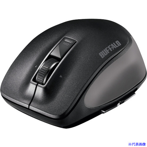 ■BUFFALO Bluetooth BlueLED プレミアムフィットマウス Mサイズ ブラック BSMBB500MBK(4170633)