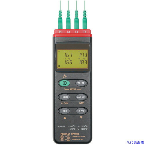 ■MT データロガー4チャンネル温度計 MT309(4180073)[送料別途お見積り][法人限定][掲外取寄]