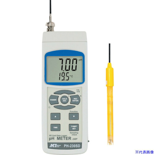 ■MT データロガーデジタルPHメーター PH230SD(4195042)[送料別途お見積り][法人限定][掲外取寄]｜セミプロＤＩＹ店ファースト