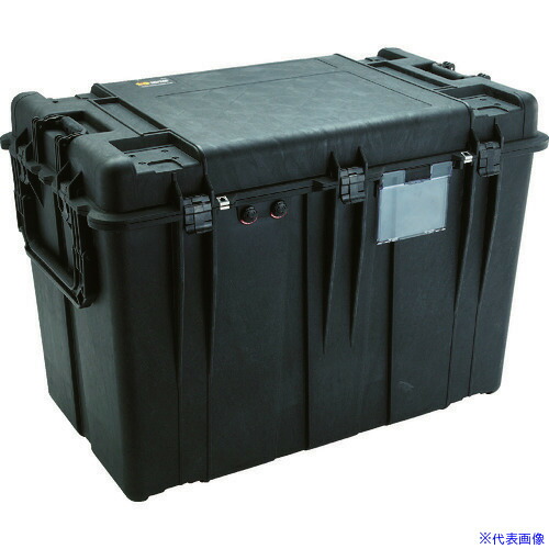 ■PELICAN ラージケース 0500 黒 1014×595×727 0500BK(4204913)[送料別途お見積り][法人限定]