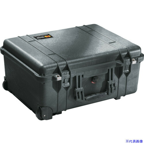 ■PELICAN プロテクターツールケース ラージケース 1560 (フォームなし)黒 560×455×265 1560NFBK(4205855)
