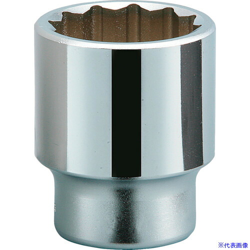 ■KTC 19.0sq.ソケット(十二角) 対辺寸法85mm 全長90mm B685W(4208716)