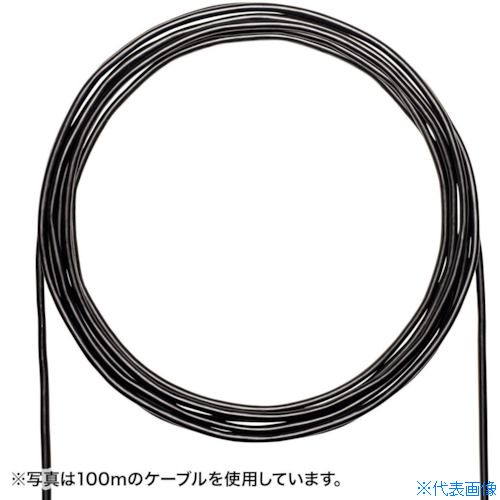 ■SANWA カテゴリ6A屋外用LANケーブルのみ KBT6AADCB300BKN(4223978)[送料別途お見積り][法人限定][掲外取寄]｜セミプロＤＩＹ店ファースト 55,110円