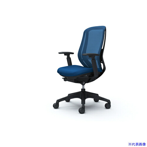 ■OKAMURA シルフィー 可動肘 背メッシュ ハイ ブラックボディ ハンガー無 ランバー有 樹脂脚 C685XSFMP3(4253286)[送料別途お見積り][法人限定][外直送]