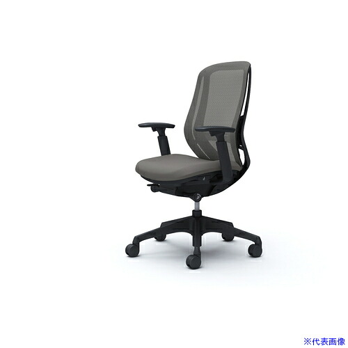 ■OKAMURA シルフィー 可動肘 背メッシュ ハイ ブラックボディ ハンガー無 ランバー有 樹脂脚 C685XSFMR2(4254995)[送料別途お見積り][法人限定][外直送]