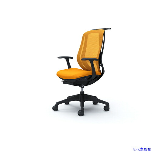 ■OKAMURA シルフィー 固定肘 背メッシュ ハイ ブラックボディ ハンガー有 ランバー有 樹脂脚 C646XSFMR8(4259713)[送料別途お見積り][法人限定][外直送]｜セミプロＤＩＹ店ファースト