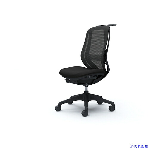 ■OKAMURA シルフィー 肘なし 背メッシュ ハイ ブラックボディ ハンガー有 ランバー有 樹脂脚 C636XSFMP1(4259720)[送料別途お見積り][法人限定][外直送]