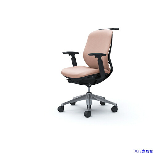 ■OKAMURA シルフィー 可動肘 背クッション ロー ブラックボディ ハンガー有 ランバー無 アルミ脚 C684BRFXW8(4262814)[送料別途お見積り][法人限定][外直送] 59,653円