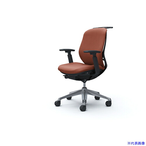 ■OKAMURA シルフィー 可動肘 背クッション ロー ブラックボディ ハンガー有 ランバー無 アルミ脚 C684BRFXW6(4262902)[送料別途お見積り][法人限定][外直送]｜セミプロＤＩＹ店ファースト