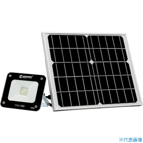 ■グリーンクロス ソーラーLED 20W 着脱バッテリー タブレット型 TYH－16M－N 6300031490(4265470)[送料別途お見積り][法人限定][外直送]