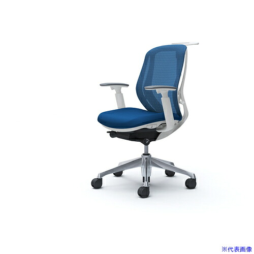 ■OKAMURA シルフィー 可動肘 背メッシュ ロー ホワイトボディ ハンガー有 ランバー無 アルミ脚 C682BWFMP3(4265979)[送料別途お見積り][法人限定][外直送]｜セミプロＤＩＹ店ファースト