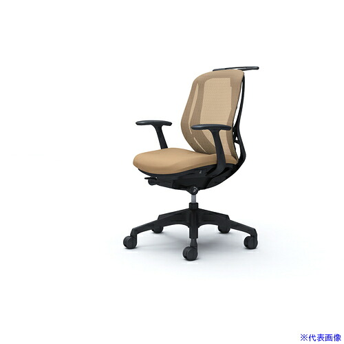 ■OKAMURA シルフィー 固定肘 背メッシュ ロー ブラックボディ ハンガー有 ランバー無 樹脂脚 C642XRFMP7(4272372)[送料別途お見積り][法人限定][外直送]｜セミプロＤＩＹ店ファースト