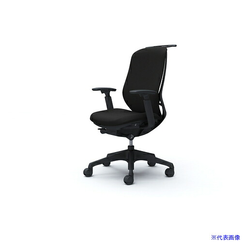 ■OKAMURA シルフィー 可動肘 背クッション ハイ ブラックボディ ハンガー有 ランバー無 樹脂脚 C688XRFSF1(4276968)[送料別途お見積り][法人限定][外直送]