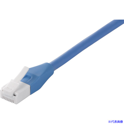 ■BUFFALO ツメの折れないLANケーブル カテゴリー6 ストレート スタンダード 40m ブルー BSLS6NU400BL2(4285767)