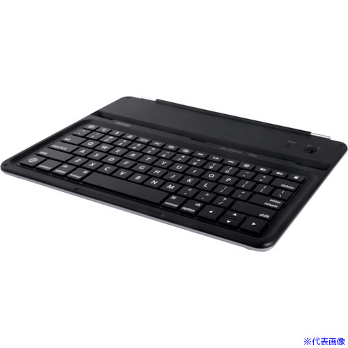 ■BUFFALO iPad Air用 Bluetooth3.0対応 キーボード ケース一体型 ブラック BSKBB25BK(4285812)