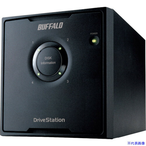■バッファロー ドライブステーション RAID 5対応 USB3.0用 外付けHDD 4ドライブ 4TB HDQL4TU3R5J(4287424)[送料別途見積り][法人・事業所限定][掲外取寄]