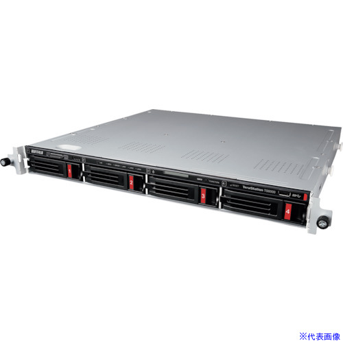 ■バッファロー TeraStation TS6400RNシリーズ 4ベイ ラックマウントNAS 8TB TS6400RN0804(4305985)[送料別途見積り][法人・事業所限定][掲外取寄]