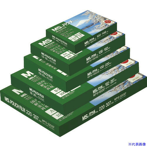 ■MS パウチフィルム MP15&minus;220307 (100枚入) MP15220307(4315065)｜セミプロＤＩＹ店ファースト