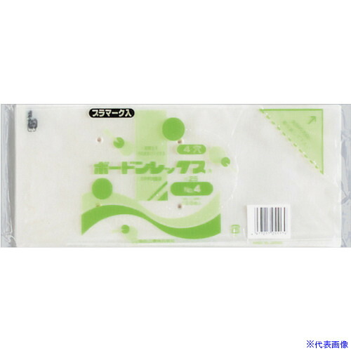 ■福助 ボードンレックス#25NO.4 4穴プラ 100枚入 0454486(4325093)×80[送料別途お見積り][法人限定][掲外取寄]