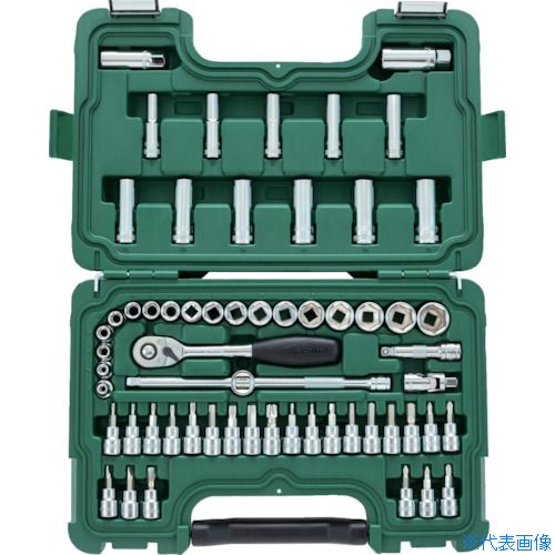 ■SATA 3/8”DRソケットレンチセット(6角タイプ) 09004(4468825)|セミプロDIY店ファースト