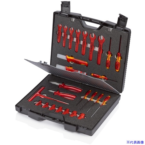 ■KNIPEX 絶縁工具セット 26点セット 989912(4470141)|セミプロDIY店ファースト