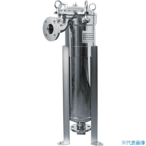 ■3M ろ過器 ステンレス製フィルターバッグ用ハウジング フランジ接続タイプ ロング用 SUS304 1BHS2SZ(4484509)[法人限定][直送元]