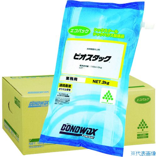 ■ボンドワックス ピオスタックエコパック 18kg (1箱(袋)\u003d2kg×9袋入) 05127(4492498)