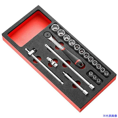 ■FACOM ソケット&キーレンチ フォームトレイ MODM.RL161－36 1/4ドライブ メトリック MODM.RL16136(4504967)[送料別途お見積り][法人限定][掲外取寄]