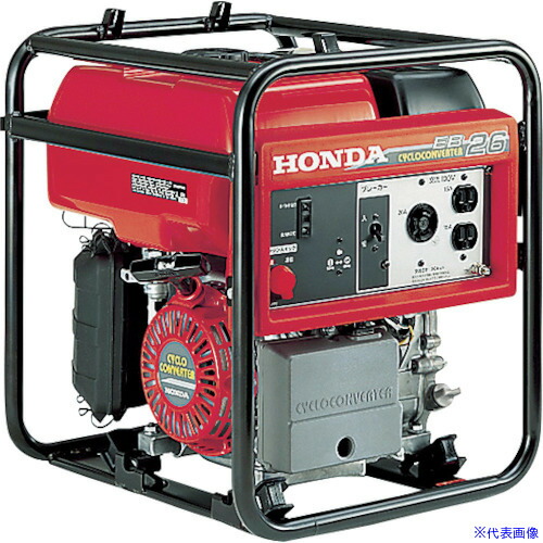 返品送料無料】 □HONDA サイクロコンバーター搭載発電機 2.6kVA 交流